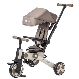 瑞士micro迈古儿童三轮车遛娃神器手推车可推可骑 折叠宝宝脚踏车
