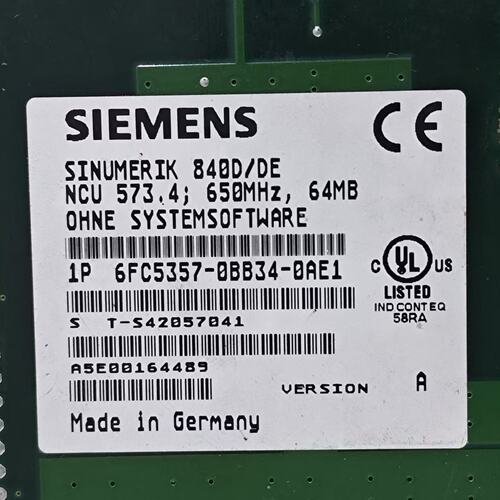 FC5357-0BB34-0AE1 NCU 573.4 西门子数控主板 840D系统-可换可修