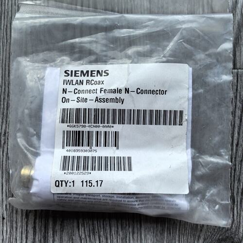 西门子 6GK57 IWLAN RCoax N型母头连接器-可换可修