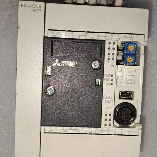 三菱Fx3sA-14mT-CM Fx3S-CNv-ADP-可换可修