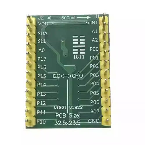 TCA9555/PCA9555A模块 IIC/I2C GPIO 扩展板 16路数字输入输出