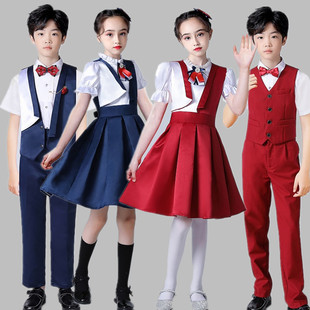 六一儿童合唱演出服小学生初中生大合唱团诗歌朗诵服装男女童表演