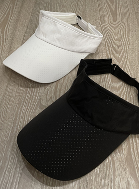 帽子女夏季速干空顶帽男士加长帽檐棒球帽户外运动跑步防晒遮阳帽