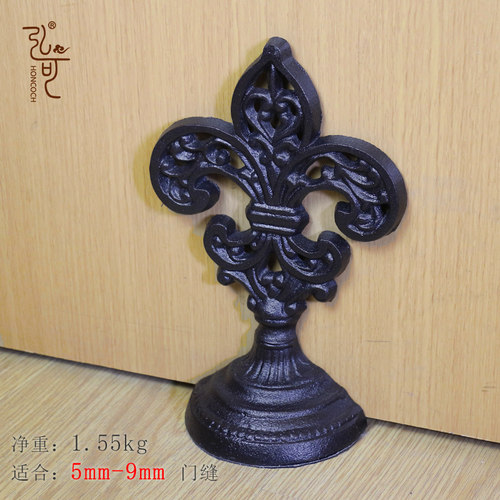 弘可铸铁创意门插门挡闭门器门阻