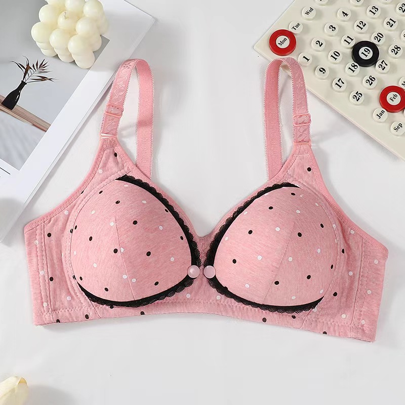 定型模杯前开扣哺乳文胸孕妇内衣