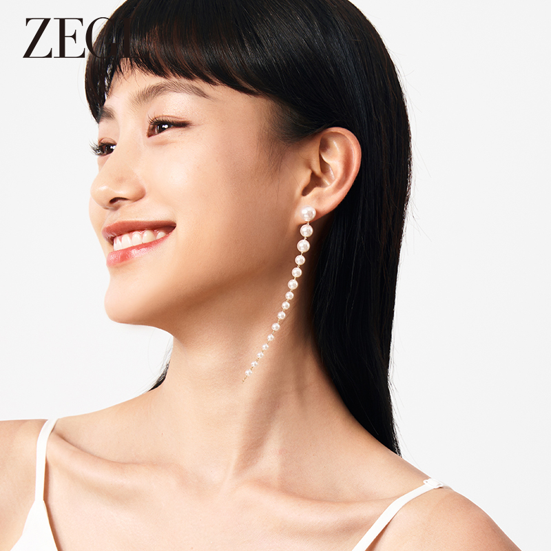 ZEGL个性休闲珍珠耳环