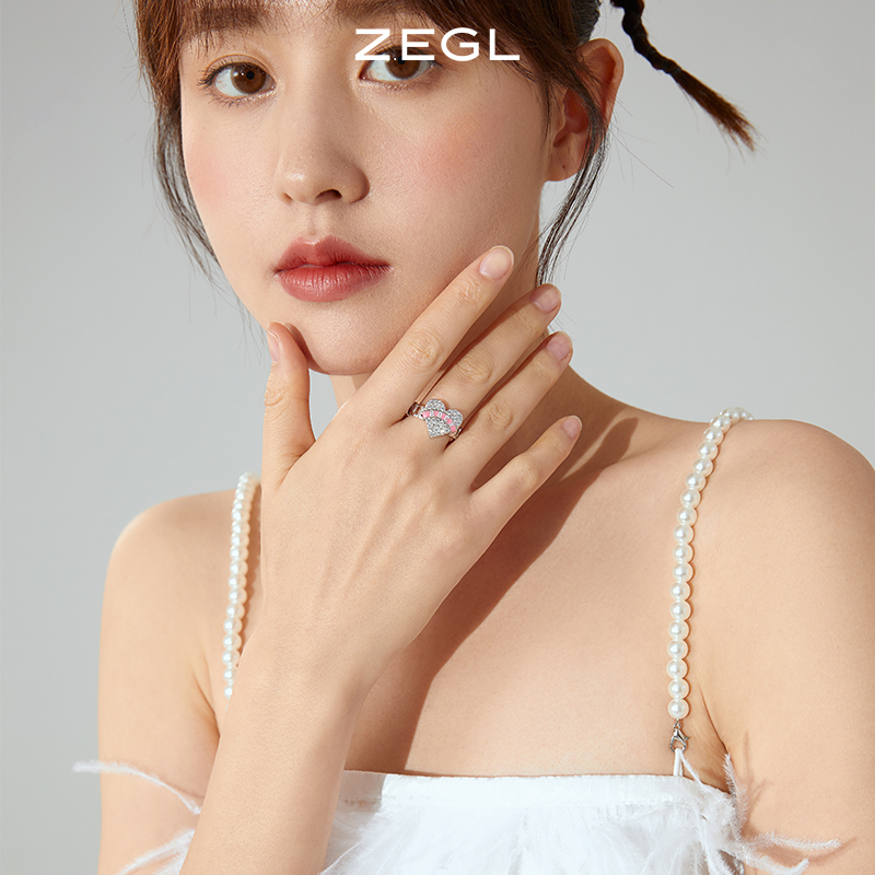 ZEGL设计师款爱心戒指