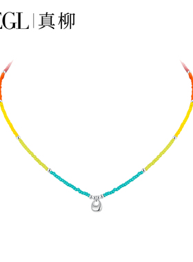 多巴胺夏日小项链小福袋吊坠颈链