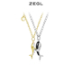 ZEGL设计师鲸鱼情侣项链一对小众轻奢锁骨链生日情人节礼物送女友