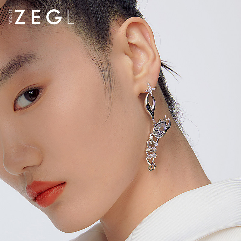 ZENGLIU设计师火锅系列辣椒耳环女小众设计感搞怪耳钉个性耳饰品