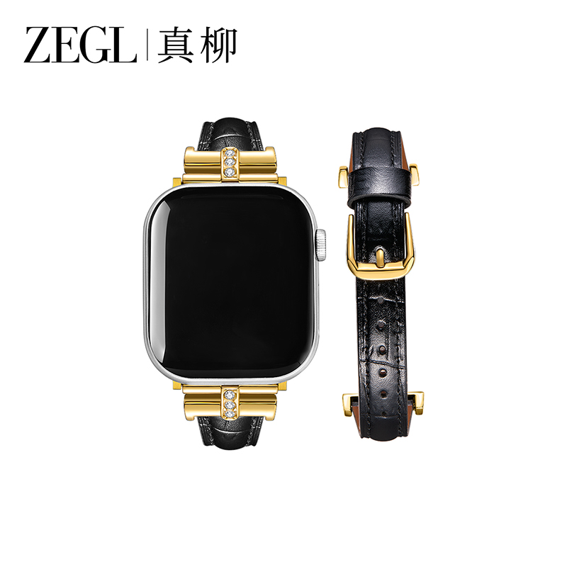 ZEGL适用苹果手表编织表带手表链