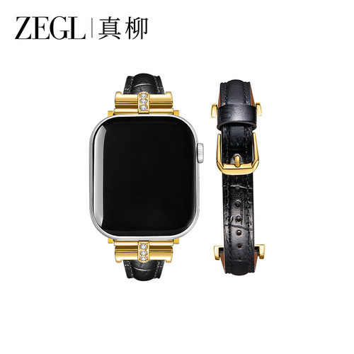 ZEGL适用苹果手表编织表带手表链