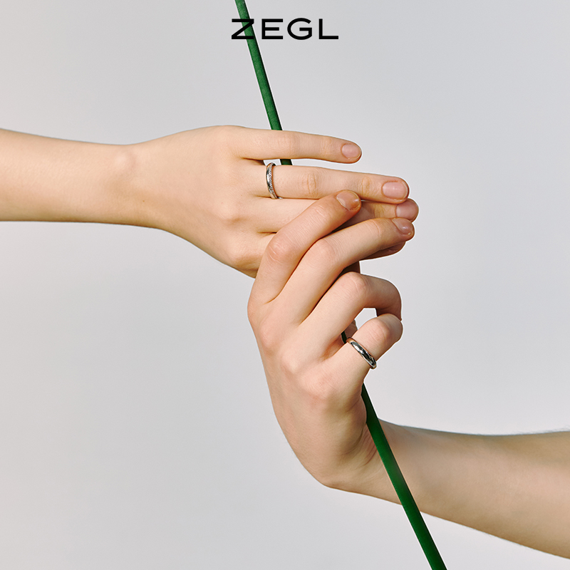 ZEGL925银戒指日韩风情侣