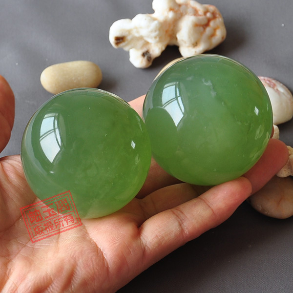【岫钰阁】岫玉健身球手把件精品|改善心脑血管|已|结|缘