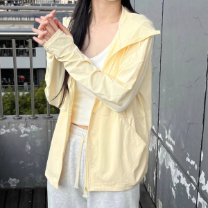 夏季运动显瘦冰丝防晒服女户外轻薄款外套防紫外线透气凉感防晒服