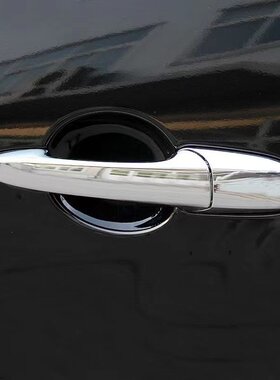 适用于03-12款马自达RX8 RX-8拉手碳纤纹车门外把手亮黑门碗装饰