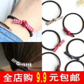 网红小清新成人发绳扎头发批橡皮筋头绳发圈发饰韩版 可爱头饰女