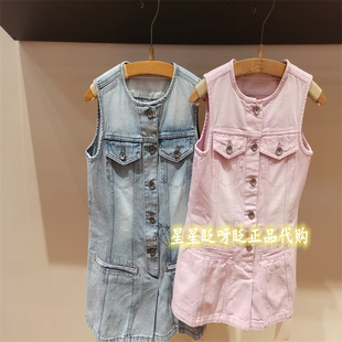 牛仔连体裤 2025夏季 时尚 795 1P6F10330 小江南童装 速发 男女款