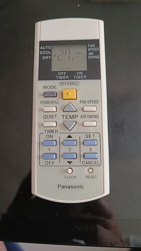 适用松下冷气机遥控器CS-PC120KH A75C2606 2656 空调遥控器全新