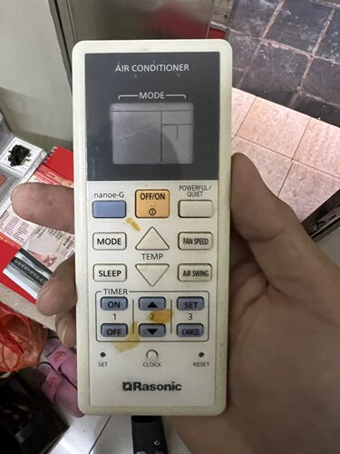 适用松下樂信Rasonic乐信 01480 04239 38400 02570冷气遥控器