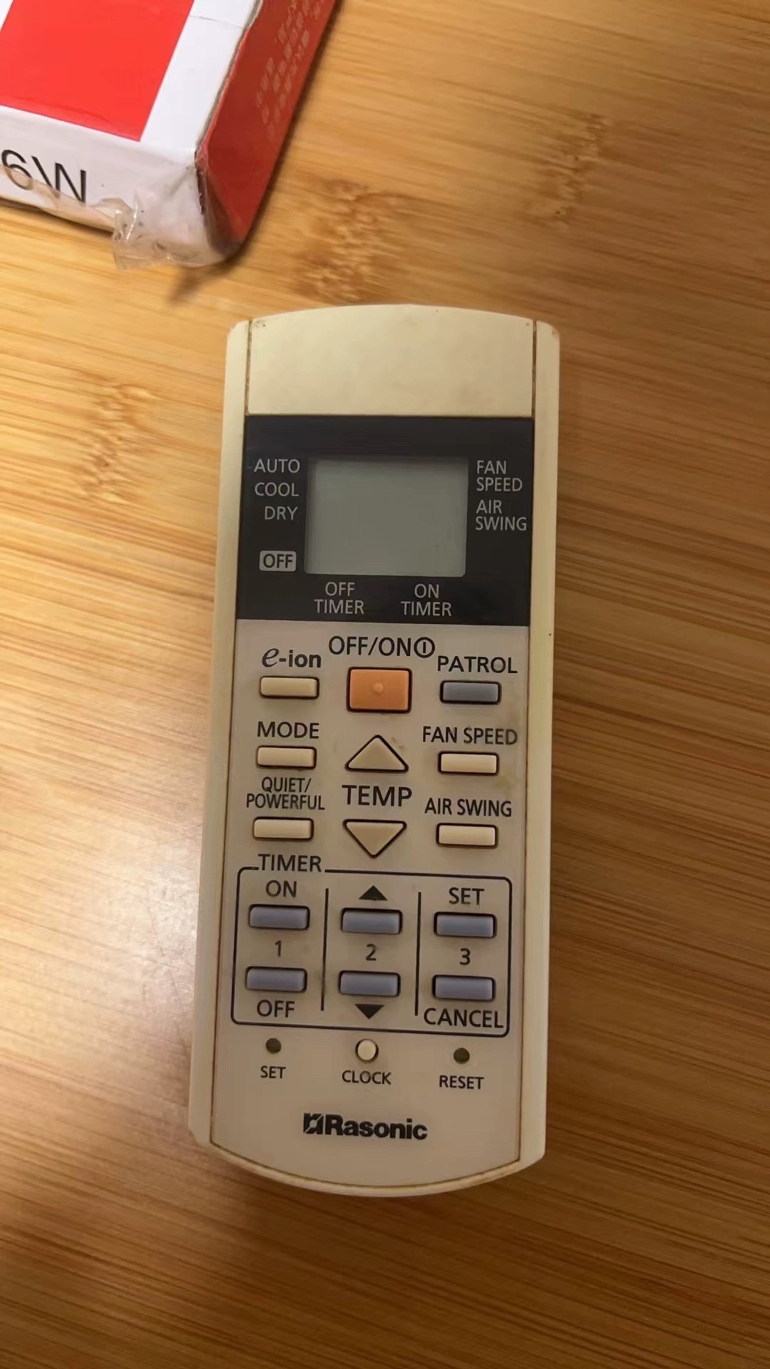 适用香港Rasonic樂信松下冷氣空調遙控器A75C3184 3182 CS-PC9MKH