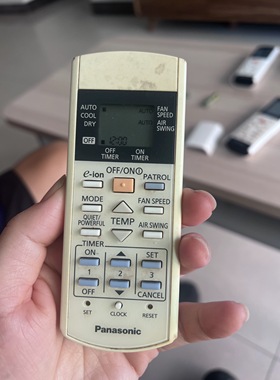 适用松下乐声樂信冷气机遥控器A75C3058 75C3184 3182 3 全新英文