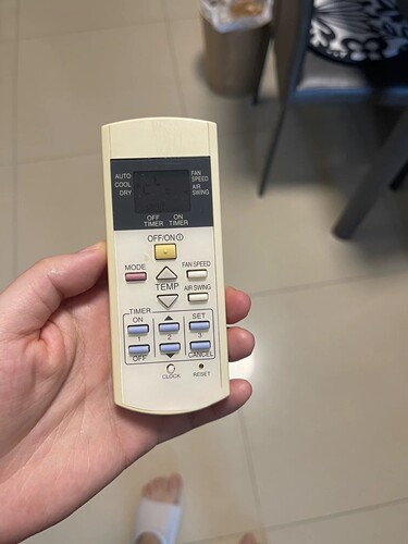 适用于Panasonic 松下空调遥控器 CS-PC18DKF A75C2606 A75C2632