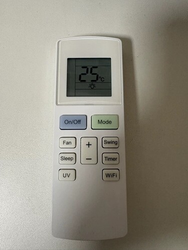 适用格力空调遥控器GWF09DB YAW1F7 YAW1F1 YAW1F4 冷气机英文版