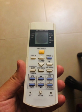 香港适用Panasonic松下空调遥控器CS-V18RWA 4603 A75C3297 3155