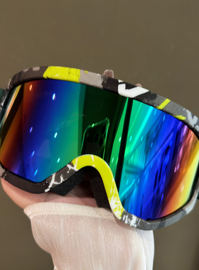 2025年新款防风沙防晒骑行护目镜男女户外运动滑雪眼镜炫彩太阳镜
