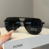 超轻高清尼龙偏光太阳眼镜男士 蛤蟆镜不锈钢墨镜 开车专用2025新款