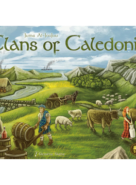 【长颈鹿】Clans of Caledonia正版英文桌游.