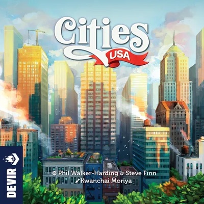 Cities USA英文正版桌游｜有纸质中文规则贴条【长颈鹿桌游】