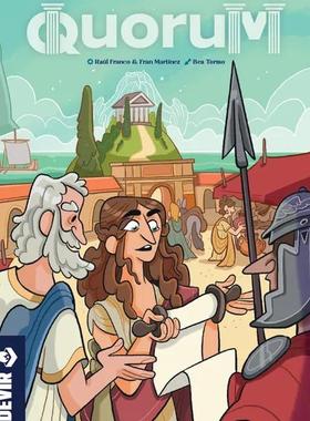 【长颈鹿桌游】Quorum英文正版桌游｜有中规