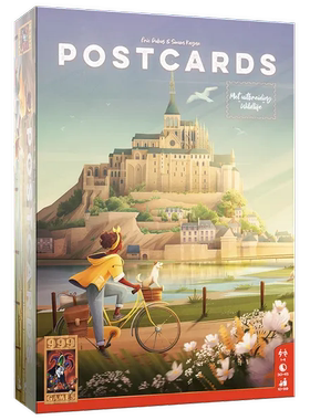 Postcards明信片带扩展英文正版桌游 | 有纸质中规【长颈鹿桌游】