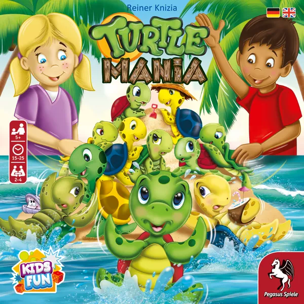 【长颈鹿桌游】Turtle Mania英文正版桌游｜有中规