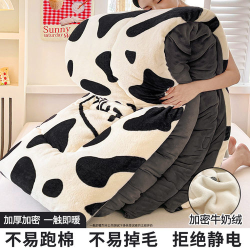 牛奶绒被子冬被加厚保暖棉被