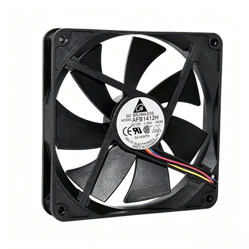 AFB1412H台达14025 12V0.5A大风量机箱电源服务器滚珠PWM风扇14CM