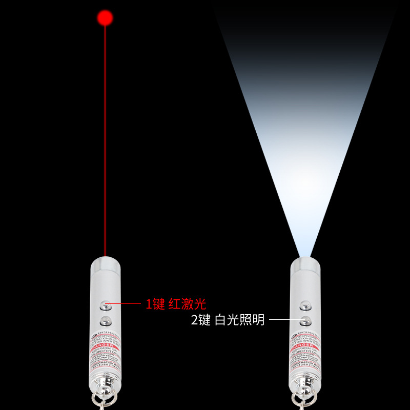 激光逗猫棒红蓝光镭射红外线电子猫咪逗猫玩具宠物玩具用品批发