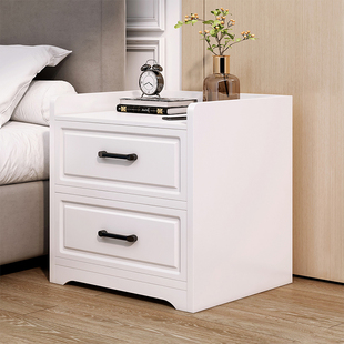 床头柜简约现代轻奢小型储物柜网红新款 卧室置物架窄型简易床边柜