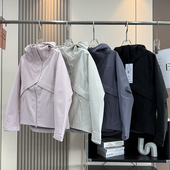 户外山系 立体剪裁防风防泼水登山服夹克连帽软壳冲锋衣外套女秋