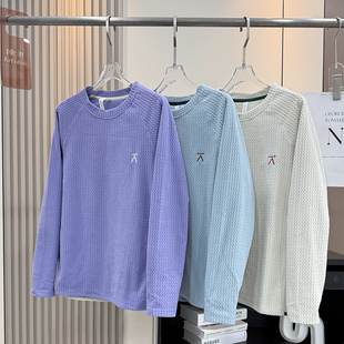 卫衣T恤 秋冬宽松柔软水波纹抓绒套头长袖 大厂订单 男女情侣款