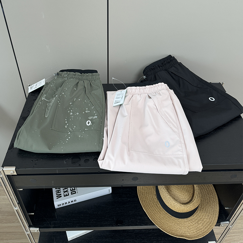 松紧腰玫瑰同款户外软壳冲锋裤