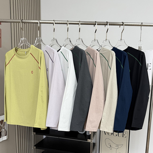 T恤防晒打底衫 大厂订单 情侣户外山系拼接撞色骑行运动速干长袖