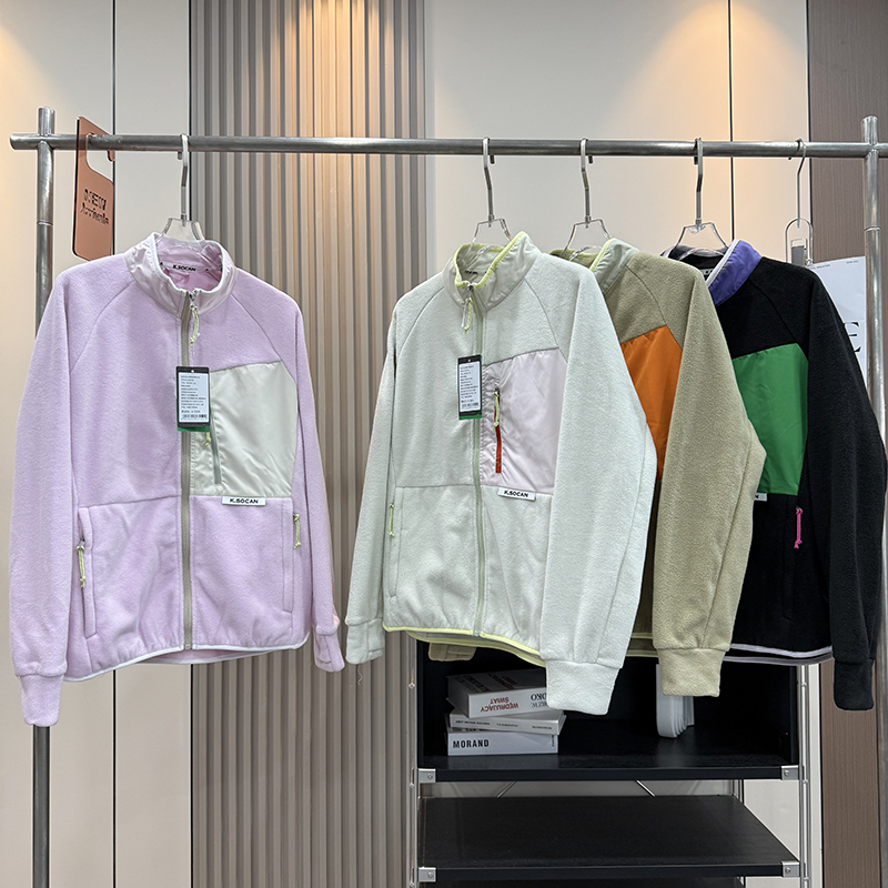 大厂订单！情侣款抓绒保暖摇粒绒外套滑雪卫衣户外登山冲锋衣内胆