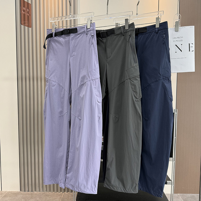 大厂订单！男女情侣款户外山系防泼水速干登山裤直筒休闲裤工装裤