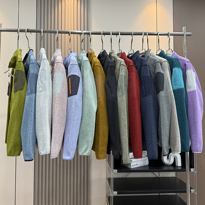 大厂订单！情侣款秋冬轻量机能立领蓄热锁温抗菌抓绒保暖夹克外套