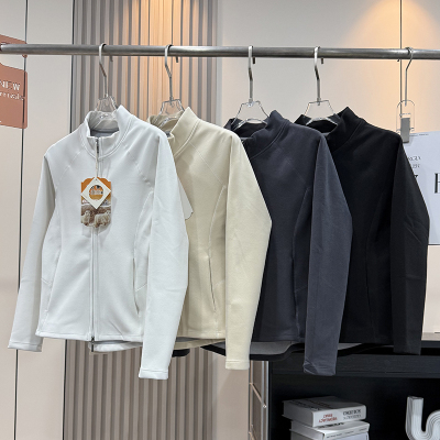 石墨烯小蛮腰！修身立领双拉链摇粒绒双面绒保暖外套冲锋衣内胆女