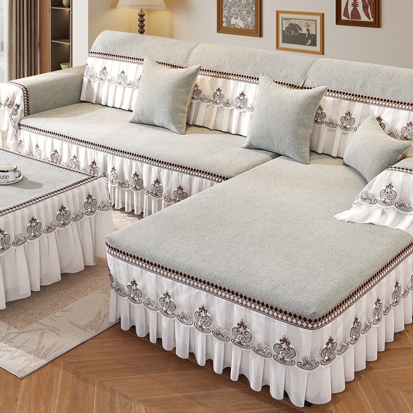 沙发垫轻奢高级感三座贵妃全包坐垫盖布沙发套罩2025新款四季通用,居家布艺,沙发垫,淘宝优惠券,粉丝福利购,淘宝优惠卷