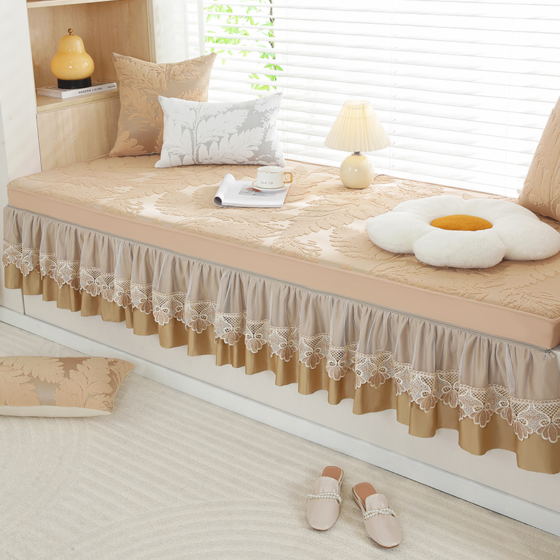 裙摆飘窗垫2025新款窗台垫子坐垫